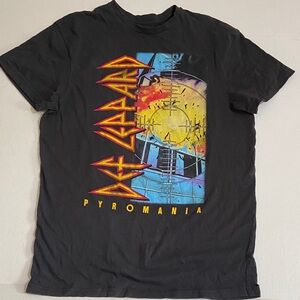 Def Leppard Pyromania Black T-Shirt